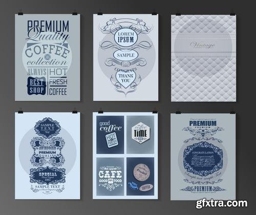 Stock Vector - Poster Flyer Brochure Design Templates Different Styles, 25EPS