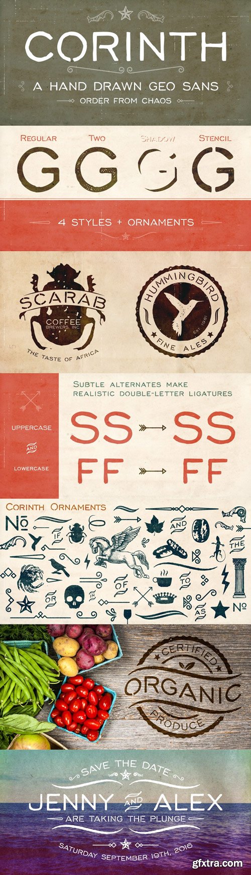 Corinth Font Family $190