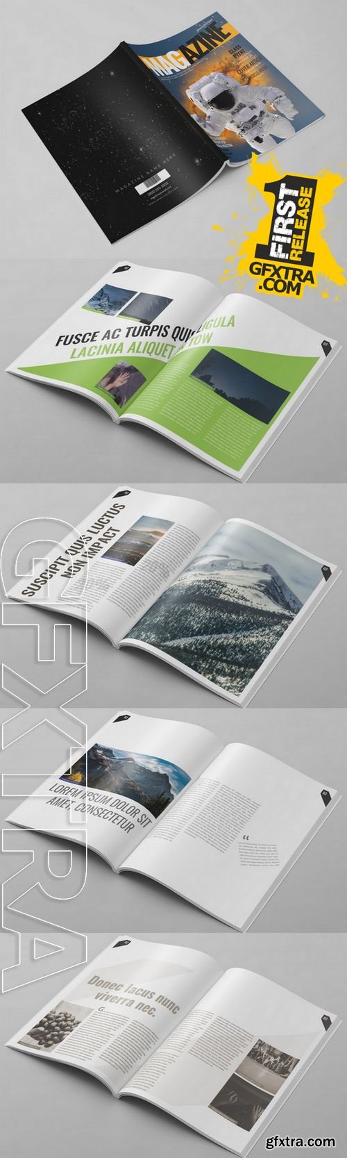 14 Pages Photoshop Magazine Template - CM 241981