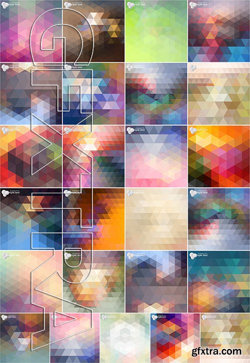 Stock Vectors - Abstract Geometric Backgrounds 4, 94xEPS