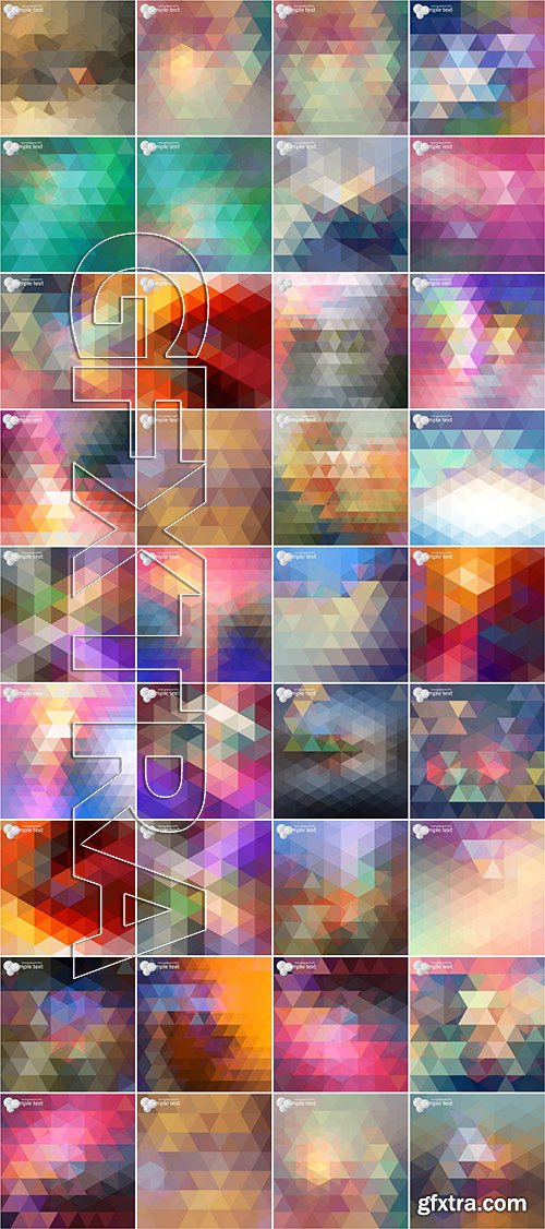 Stock Vectors - Abstract Geometric Backgrounds 4, 94xEPS