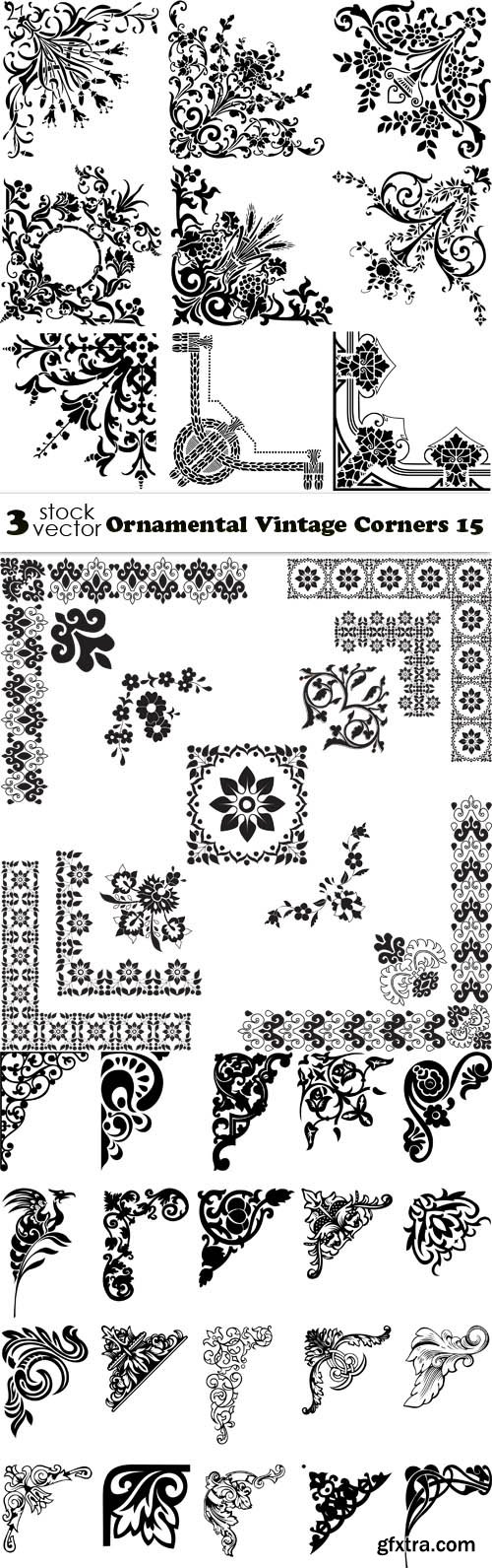 Vectors - Ornamental Vintage Corners 15