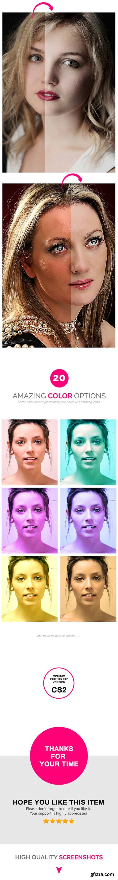 GraphicRiver - Pro Beauty Retouch - PHOTOSHOP ACTION 11303319