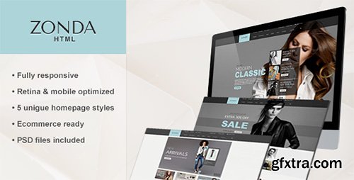 ThemeForest - Zonda - Responsive eCommerce HTML Template - RIP - 11221228