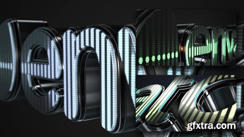 Videohive 3D LED Logo Equalizer 8686926