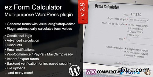 CodeCanyon - ez Form Calculator v2.0 - WordPress plugin - 7595334