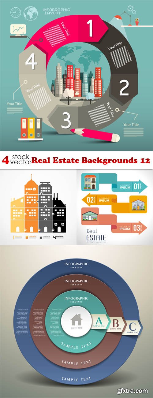 Vectors - Real Estate Backgrounds 12