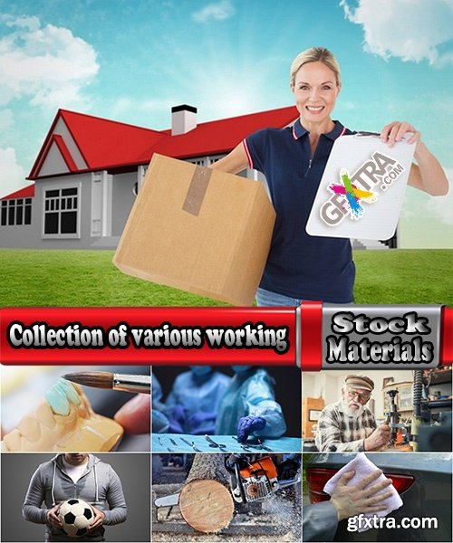 Collection of various working builders doctor carpenter postman welder Pharmacist 25 HQ Jpeg