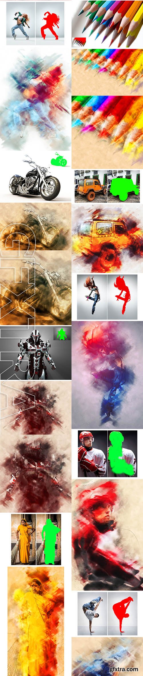 ModernArt 4 Photoshop Action - GraphicRiver 11317965