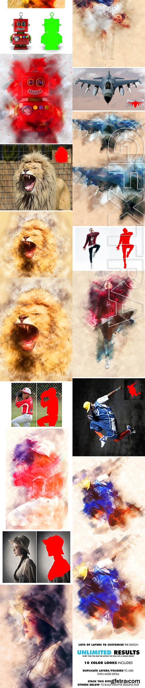 ModernArt 4 Photoshop Action - GraphicRiver 11317965