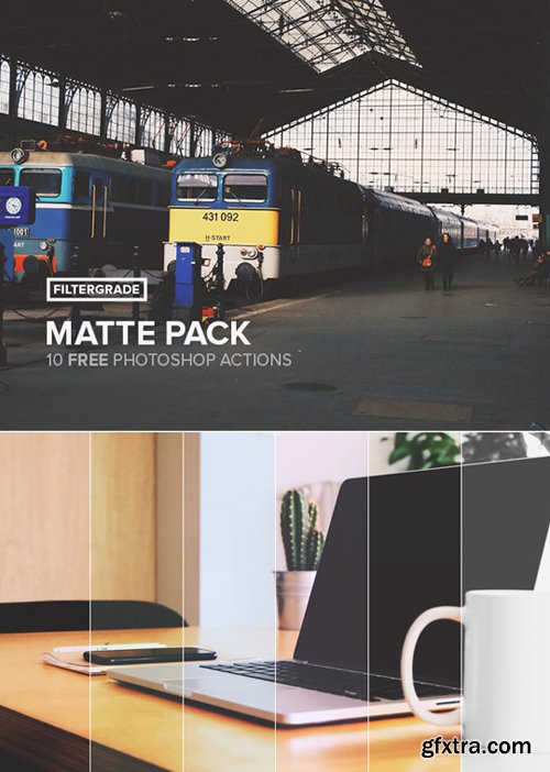 10 Matte Photoshop Actions