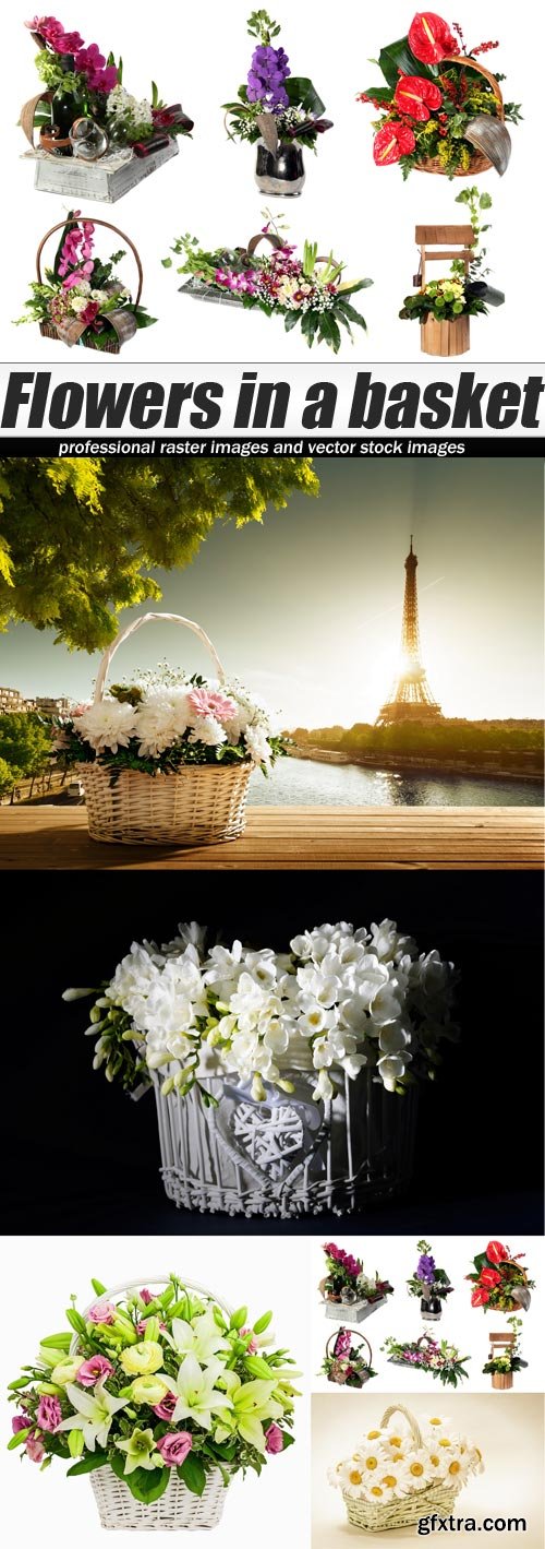 Flowers in a basket