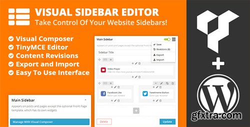 CodeCanyon - Visual Sidebar Editor v1.0.2 for Wordpress - 9284508