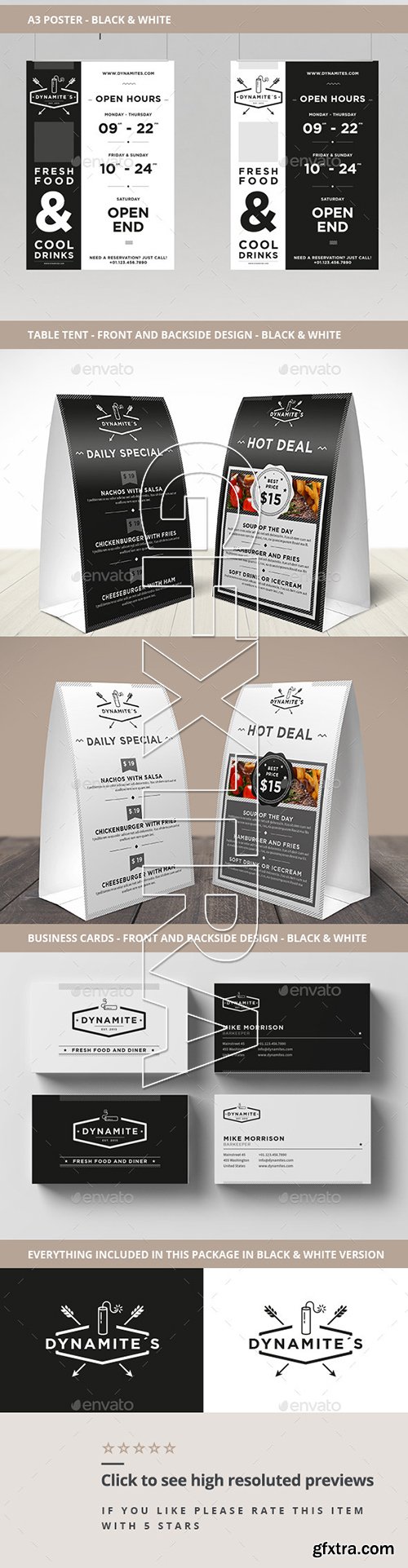 GraphicRiver - Food Menu Bundle 11208131