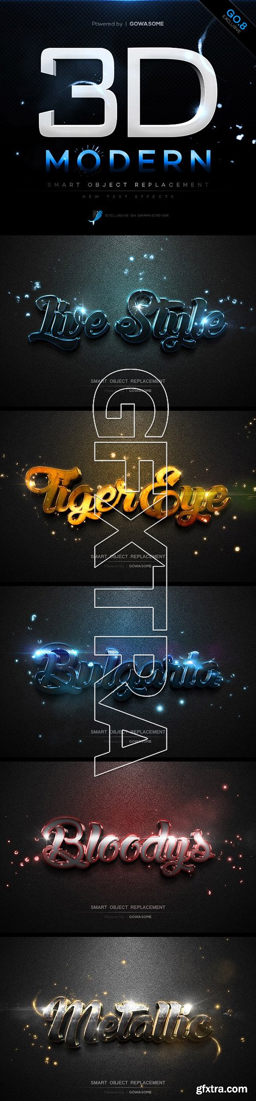 GraphicRiver - Modern 3D Text Effects GO.8 11324830