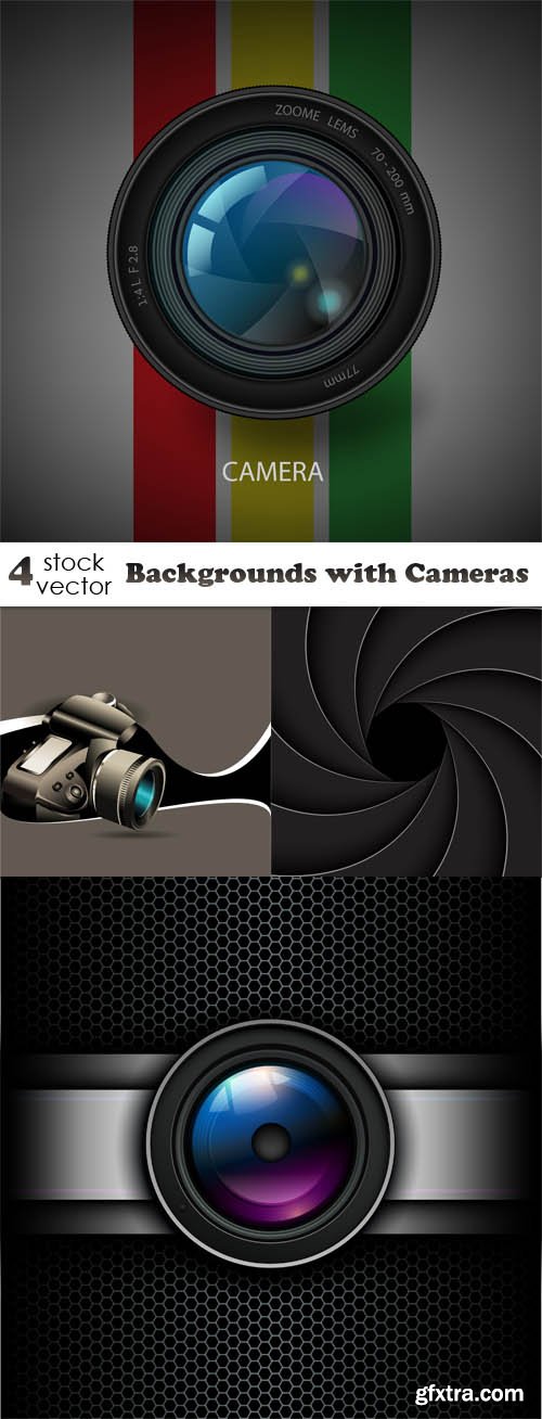 Vectors - Backgrounds with Cameras