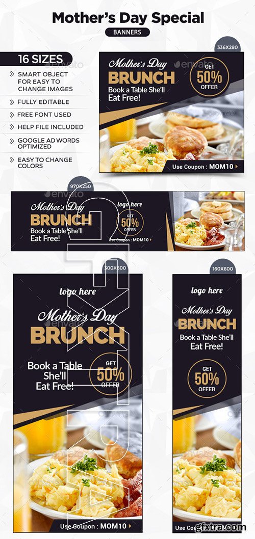 GraphicRiver - Mother's Day Sale Banners 11326843