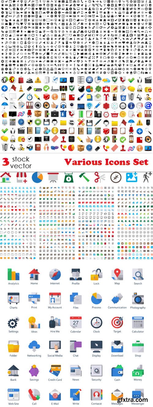 Vectors - Various Icons Set