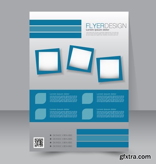 Collection of vector image brochure flyer banner #4-25 Eps