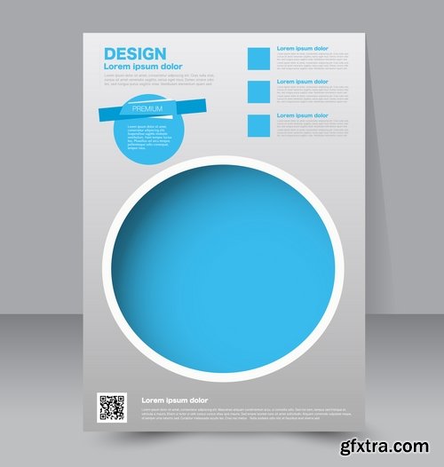 Collection of vector image brochure flyer banner #4-25 Eps