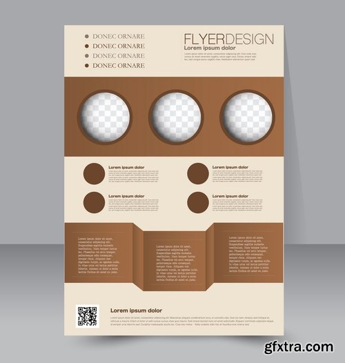 Collection of vector image brochure flyer banner #4-25 Eps