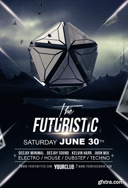 The Futuristic Flyer Template