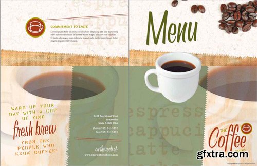 Stocklayouts - Coffee Shop Menu Template