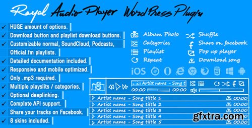 CodeCanyon - Royal Audio Player v3.0 - Wordpress Plugin - 7857215