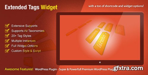 CodeCanyon - Extended Tags Widget v1.2.3 - WordPress Premium Plugin - 464929