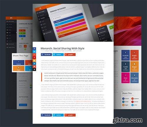 ElegantThemes - Monarch v1.2.3 - A Better Social Sharing Plugin For WordPress