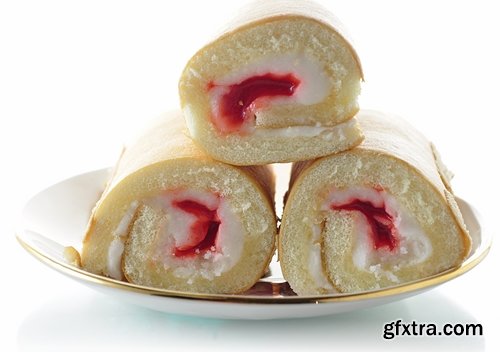 Collection of delicious fruit pies jam roll cake 25 HQ Jpeg