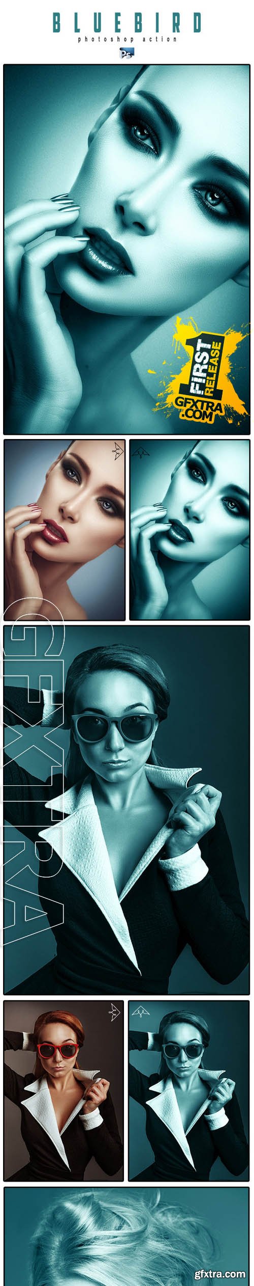 Bluebird Photoshop Action - GraphicRiver 11322100