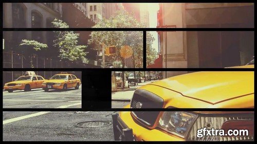 Motion Array - Retro Split Frame Slideshow After Effects Template