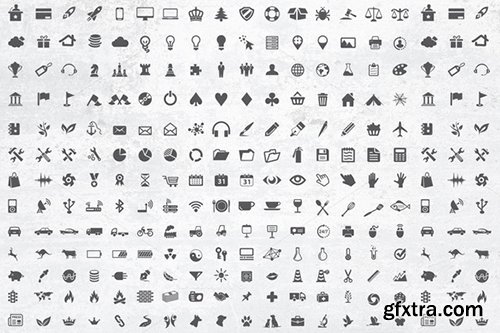 CM Pixeo Icon Bundle 259398