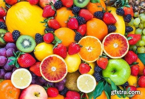 Stock Photos - Different Exotic Fruits 2, 25xJPG