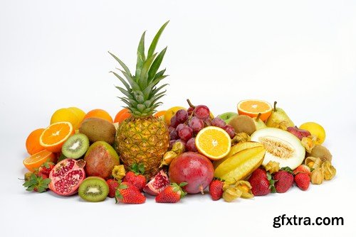 Stock Photos - Different Exotic Fruits 2, 25xJPG