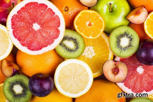 Stock Photos - Different Exotic Fruits 2, 25xJPG