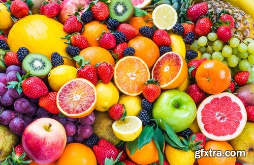 Stock Photos - Different Exotic Fruits 2, 25xJPG