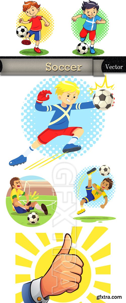 Soccer in Vector