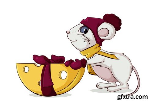 Cartoon mouse