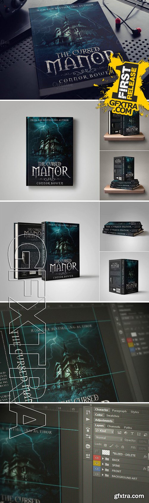 CM - Customizable Book Cover Template 48