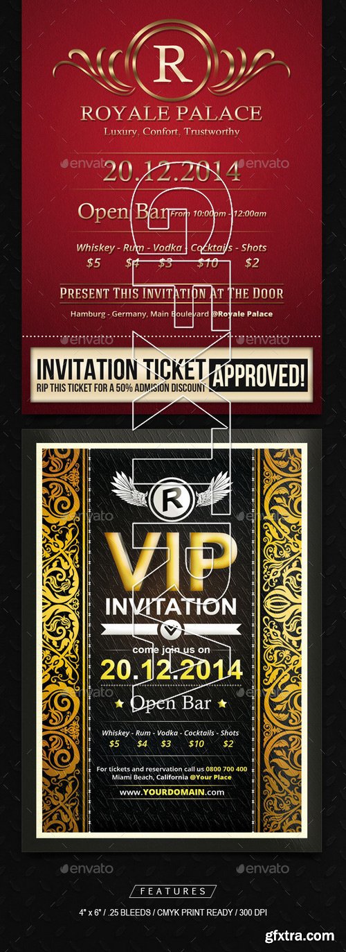 GraphicRiver - VIP Invitations - Bundle 11362742