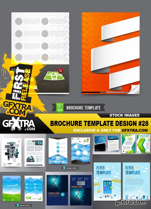 Brochure Template Design #28 - 25 Vector