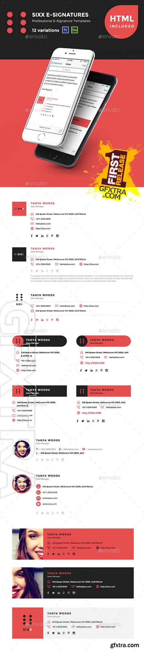 12 HTML Professional E-Signature Templates - GraphicRiver 11241292