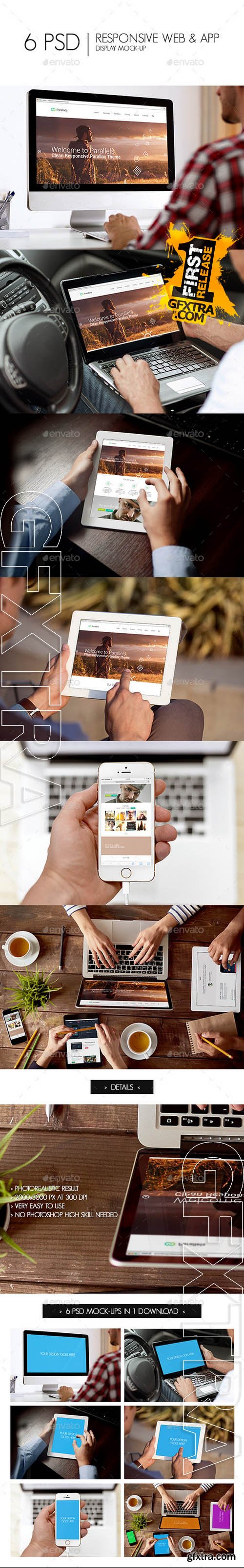 Responsive Web & App Display Mock-Up - GraphicRiver 11190848