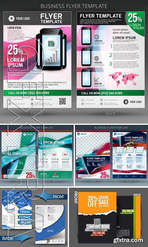 Stock Vectors - Business Flyer Template 4