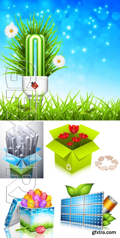 Stock Vectors - Ecology template 9