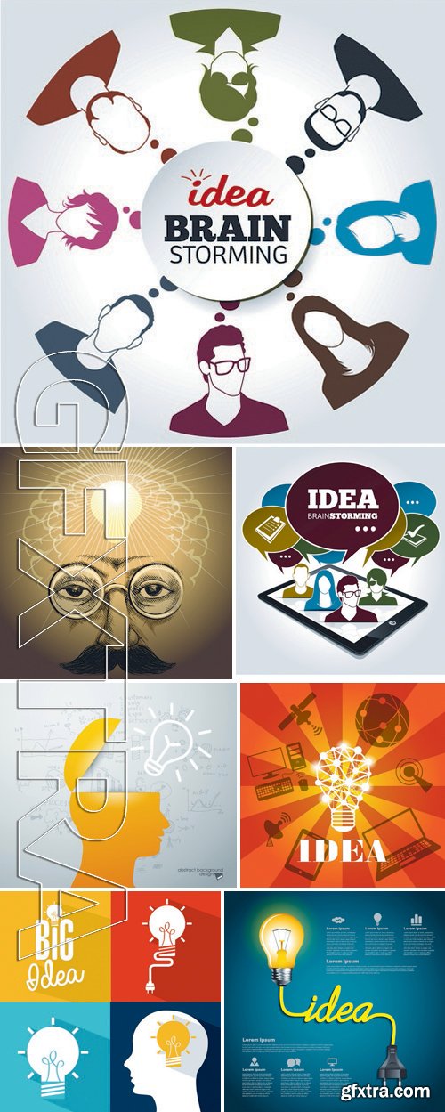 Stock Vectors - Idea Business Infographic 4