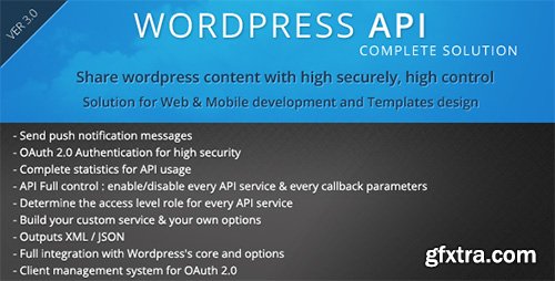 CodeCanyon - SMIO Wordpress API Complete Solution v3.8 - 6448487