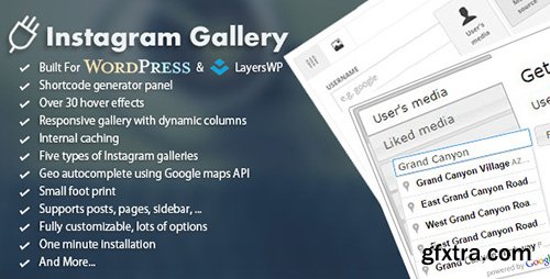 CodeCanyon - WordPress Responsive Instagram Gallery v1.0 - 11171532